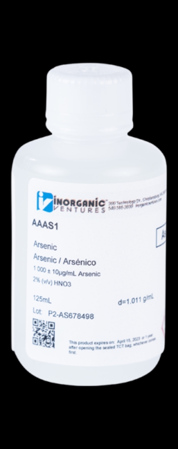 1000ug/mL ARSENIC 125mL
