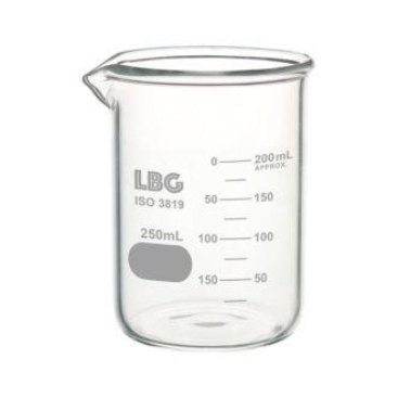 Cốc thủy tinh LBG chia vạch thể tích kép