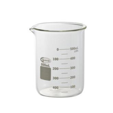 Cốc thủy tinh GLASSCO hai thang chia dung tích
