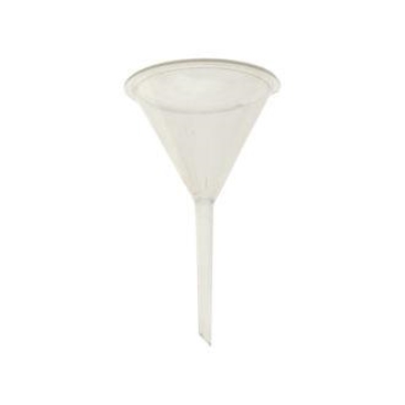 Phễu nhựa có ống ngắn, chất liệu polypropylene
